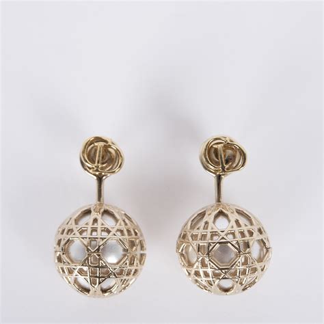 christian dior tribal earrings